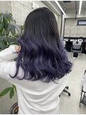【LINOET名古屋】手島カミラ　ブルーラベンダーのグラデーション