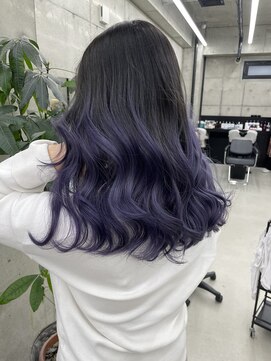 リノート バイ エゴル 名古屋(LINOET by ENGOL) 【LINOET名古屋】手島カミラ　ブルーラベンダーのグラデーション