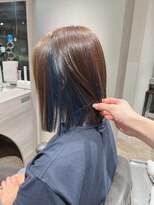 ブロッサム 保谷(Blossom)&nbsp;20代30代大人かわいい透明感★ネイビーインナーカラー