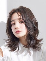 オーバーヘアー 姫路店(over hair)&nbsp;【over hair】暗髪カラー×ダブルレイヤー巻き