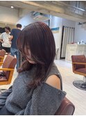 韓国風ウェーブ巻きヘア/髪質改善カラー