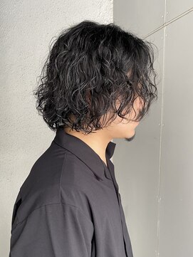 ヤイエ 青山店(yiye) プードルパーマスパイラルパーマボブ前下がりボブ