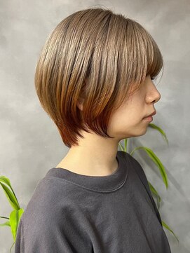 ティダスマイル ふじみ野店(tida smile) エンドカラーメオレンジxブロンド