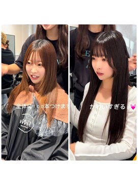 フィーネ 横浜(Fi -Ne) 暗髪ロングに！