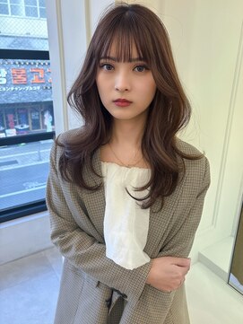 パーヴミックスネム(ParveMix NEMU) レイヤーカット×ブリーチなしショコラカラー