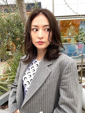 オーレン 横浜(oren) 顔周りレイヤーカット/イメチェンヘアスタイル/外ハネボブ/横浜