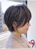 前髪カタログ/イメチェンスタイル／ウェーブパーマ/こなれミディ