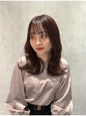 【ma'am Zee SHINOHARA】ブリーチなしピンク×レイヤーカット