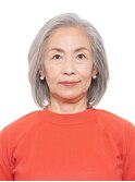 グレイヘアの方にオススメ◎白髪を活かしたエレガントボブ