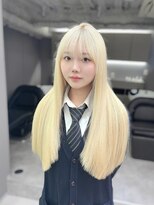 ロテ 名古屋 名駅店(Lote.)&nbsp;ホワイトグレージュ/デジタルパーマ/チェリーブラウン/名古屋