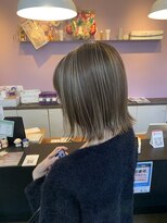 アヴァンス 北花田店(AVANCE)&nbsp;【#切りっぱなしグレージュ】×筋感ハイライト