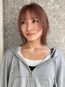 サンク 原宿 表参道(cinq) ダメージレスなブリーチカラーで作るベージュカラー