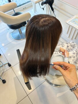 アッシュ 西荻窪店(Ash) 【髪質改善】艶と透明感のショコラブラウン