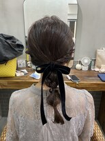 メゾンドムニ 恵比寿(Maison de MUNi)&nbsp;黒リボンが可愛い編みおろし