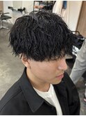 縦落ちツイスパ刈り上げマッシュ(小山市/ツイスパ/小山市美容室)