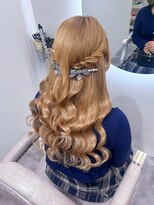 クランリリー 東梅田店(clan lily)&nbsp;ねじりハーフツイン【クランリリー】ヘアメ/ヘアセット/梅田