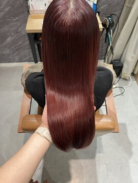 テラスヘア センダイ(TERRACE hair SENDAI) 【艶髪】ブリーチなしでも叶うチェリーレッド