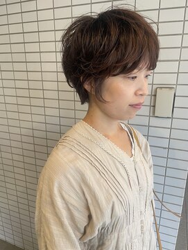 ヘアアンドスペース ベロン(hair&space velon) ショートパーマスタイル
