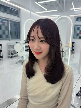 コア プラス 立川(COA PLUS) 韓国風レイヤーカット髪質改善ダブルカラーハッシュカット