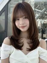 ロンド ロワール 門前仲町(Lond Loire)&nbsp;似合わせカット大人ガーリー、着物ダークアッシュ門前仲町