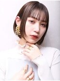 大人可愛い小顔カット美髪ツヤ髪大人ガーリーショートボブA3