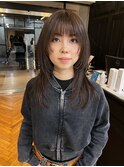 ハッシュカット×酸性シルクストレート ▽福永