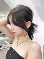 アイティーバイアルバム 八王子店(IT by ALBUM)&nbsp;ロンググレージュ韓国ヘアオリーブベージュ_ba580812