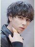 【男性人気メニュー】メンズパーマコース+眉カット　￥14000→￥9500