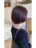 顔まわりレイヤーボブ