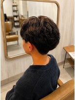 ブラウヘアアンドケア(care)&nbsp;メンズカット×ナチュラルパーマ