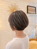 ◆新メニュー!◆白髪ぼかしカラー+リタッチカラー+カット+トリートメント