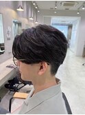 《横顔シルエット◎》リバースセンターパート
