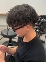 エルマーク 本山(L-MARK)&nbsp;波巻きツイスパ/サーフカール/メンズ/men's/フェザーパーマ/眉毛
