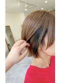 ミルクティーベージュ×ブラック