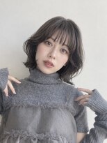 トリッカ シブヤ(TRICCA SHIBUYA)&nbsp;グレージュボブレイヤー×シースルーバング