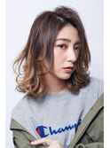 外ハネウェットミディー