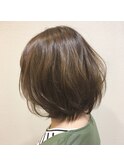 透明感のあるニュアンスボブ♪