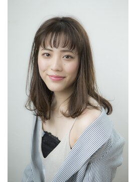 ミエル ヘア 新宿(miel hair) 【miel hair新宿】愛され透明感グレージュ