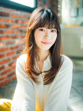 イングローブ 千葉ニュータウン中央店(Ingrove) ふんわりバングのナチュラルストレート