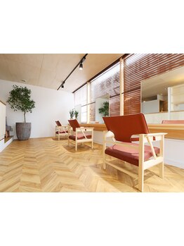 店舗コンセプトは住宅のリビング。ゆっくりくつろげる空間がそこにはあります。