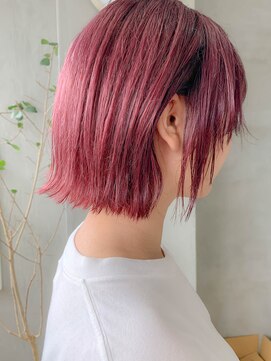 テトヘアー(teto hair) ピンクパープル、ピンクベージュ、イルミナカラー、ブリーチ