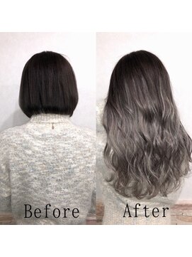 ARビューティー ギンザ(AR Beauty Ginza) ペールシルバー#ナチュラルモード#大人巻き#シールエクステ#銀座