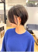 大人可愛い/ハンサムショート/ひし形/前髪なし/くびれ@小原拓馬