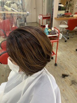 ヘアーサロンスキップ いずみ中央店(SKIP) 前下がりボブ