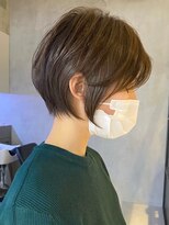 サンク 原宿 表参道(cinq)&nbsp;クールショートボブミニボブケアブリーチマッシュベージュカラー