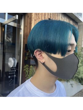 へアサロンアンドカフェガーデン(hair salon&cafe GARDEN) ターコイズブルー//ブリーチカラー/ケアブリーチ