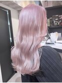 K13_ホワイトピンクベージュ ブリーチ3回~