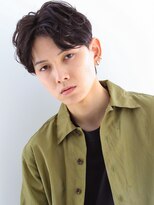 ヘアサロンガリカアオヤマ(hair salon Gallica aoyama) 【Gallica】爽やかかきあげセンターパート/ナチュラルパーマ 