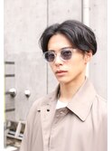 『力石サトシ』波巻き束感ショートツーブロックマッシュ