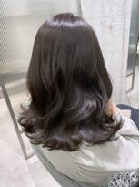 カノイ(KANOI)&nbsp;グレージュカラー/艶カラー/ミディアムレイヤー/韓国巻き